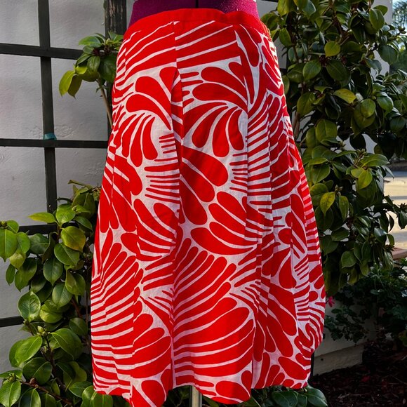 Florence Broadhurst x Kate Spade Collaboration skirt in  "Fingers" Sz 10 SMALL - Picture 3 of 12
